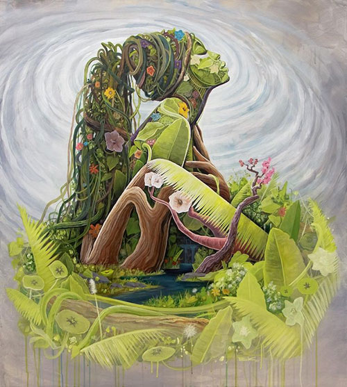 Peinture de earth brian kirhagis