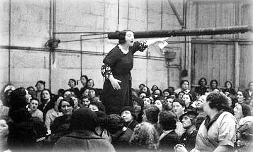 Photo de femmes en greve en 1936